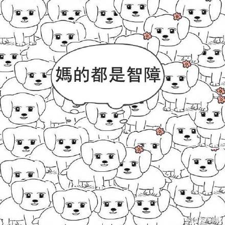 妈的都是智障